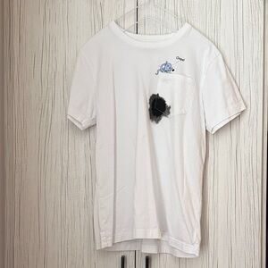 Ginger White Graphic “Oops!” T-shirt